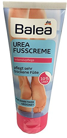 Balea Urea fotkräm för mycket torra fötter med 10 % urea (100 ml rör)
