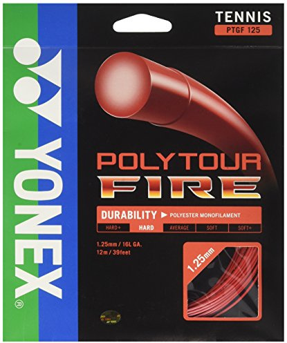 Yonex Unisex – Erwachsene Poly Tour Fire Tennis-Saite