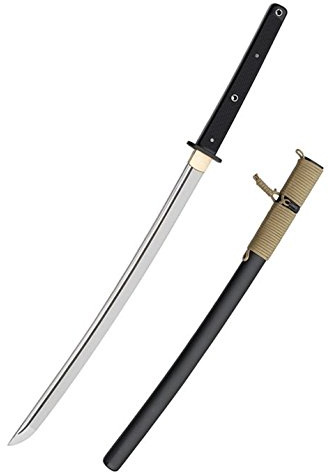 Hanwei SH2432 Taktisches Wakizashi 78,7 cm lang mit Scheide Hochwertiges Schwert Samurai Verkauf ab 18 Jahren