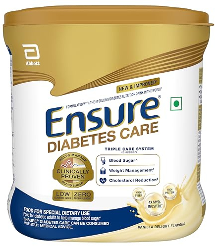 Abbott Abbott Stellen Sie sicher, Diabetes Care Vanilla Delight Flavour 400 g (früher als Glucerna SR bekannt)