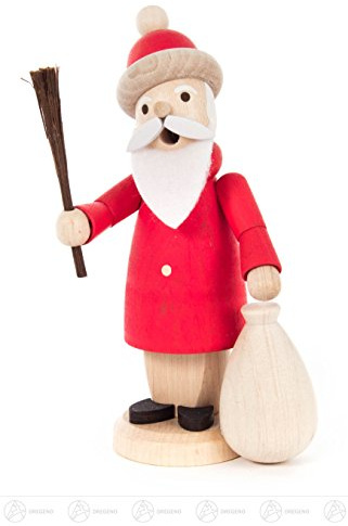 Rudolphs Schatzkiste Mini Incense man ini Incense man Ruprecht height = 115mm AGAIN Ore Mountains Folk art Ore mountain craftsmanship Smoke man smoke figure Smoking man figurine