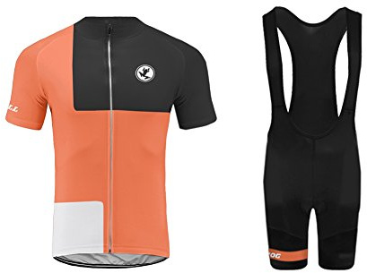 UGLY FROG Männer Fahrradtrikot Set Fahrradbekleidung Atmungsaktiv Fahrrad Trikot Kurzarm + Radhose mit 20D Sitzpolster