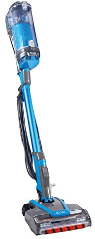 Shark Corded Stick Vacuum Cleaner [HZ400UKT] Anti-Hair Wrap Technology, Electric Blue & Shark Grey