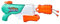 Super Soaker Hydro Frenzy Wasserpistole anpassbare Düse großer 700ml Wassertank einfaches Auffüllen