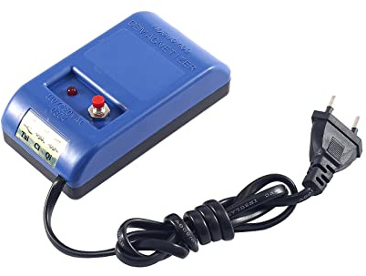 Smagnetizzatore Orologi,Kit Orologiaio Professionale Demagnetizzatore,Cacciaviti Orologiaio Magnetizzatore Smagnetizzatore, Strumento di smagnetizzazione Riparazione Orologio da Polso,250V,(spina UK)