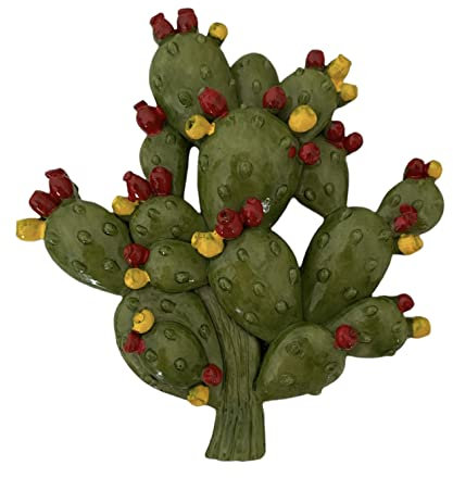 Magneti Siciliani, Teste di Moro, Ficodindia, Souvenir, Idea regalo, da collezione, decorazione x frigorifero e/o lavagne (Ficodindia)