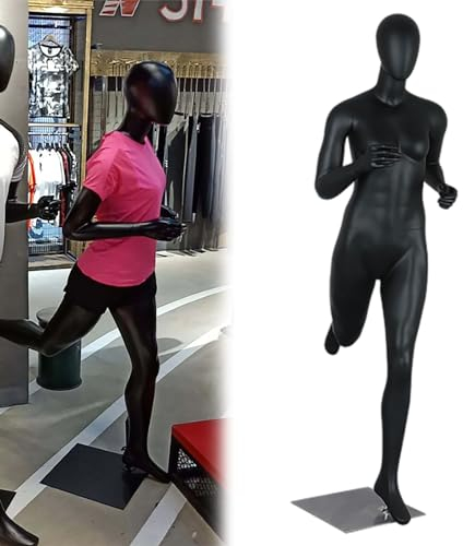 Manichino Negozio di Forme di Abiti e Manichini Sportivi da 73 Pollici, Manichino per Abbigliamento Completo del Corpo che Mostra Rack, Torso di Manichino Maschile con Display per Magliette ( Color :