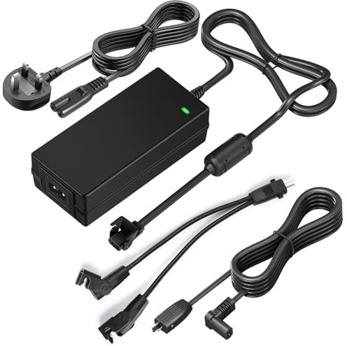 Lonnky 29V 2A AC/DC Power Supply for Recliner Lift Chairs & Electric Sofas, Replacement for OKIN, Limoss, Pride, Golden, La-Z-Boy, Med-Lift, Tranquil Ease, Includes 0.5 m Motor Cable & 1 m Power Cable