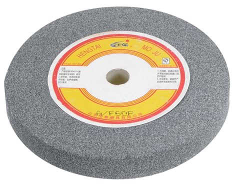 QUARKZMAN Schleifbockscheibe 125 x 12.7 x 16 mm, 60 Körnungen Braune Korund-Bank-Schleifscheiben für Kohlenstoffstahl, legierten Stahl