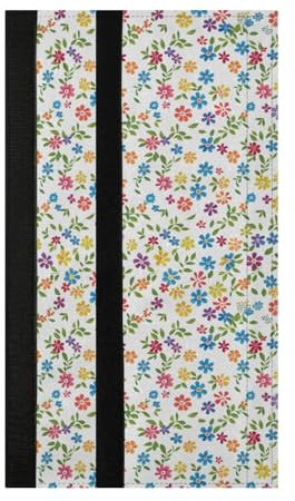 Juego de 2 fundas para manija de puerta de refrigerador de flores coloridas para microondas, decoración de cocina, mantiene el aparato limpio y sin manchas de huellas dactilares para lavavajillas,