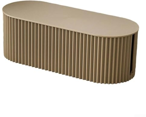 Boîte de rangement pour câbles multiprises avec couvercle amovible (grande taille, marron)