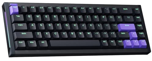 NuPhyX BH65 All-Aluminum Magnetic Switch Gaming Keyboard,65% 68keys RGB Rapid Trigger Wired Custom Hall Effect Keyboard,PBT keycaps,Actuation Point Adjustable,8K Hz Polling Rate-Magnetic Jade Pro