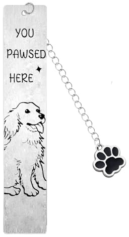 Dog Bookmark Gifts for Dog Lovers Book Lovers Gift for Women Men Dogs Themed Gifts
