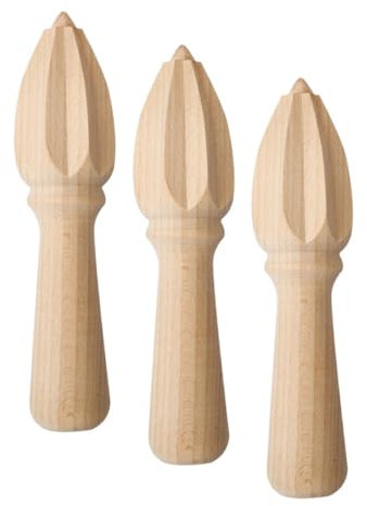 Luxshiny 3pièces Presse-agrumes Manuel Bois Extracteur De Jus Multifonctionnel Pour Citrons Verts Et Oranges Outil De Cuisine Portable Et Compact