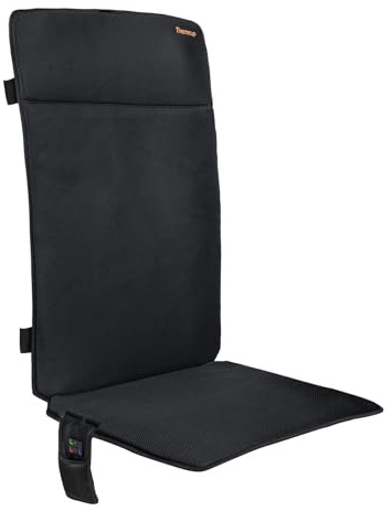 Thermrup Mobile Beheizbare Sitzauflage 50x125 cm – Mit Smart-Regler, Akku- & Netzbetrieb, Ideal für Zuhause, Büro & Camping