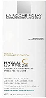 La Roche Posay Tratamiento Anti-arrugas, Fotoprotección SPF25, Reafirmante e Iluminador, Cuidado Dermatológico Antioxidante de Día, Fórmula con Vitamina C Pura, Redermic C, 40 ml