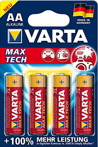 Varta Batterie Mignon Max Tech AA 1,5V Alkali-Mangan