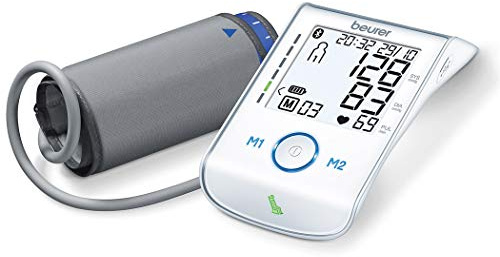Beurer BM 85 digitales Oberarm-Blutdruckmessgerät, bluetoothfähig, mit Diagnose App und Ruheindikator