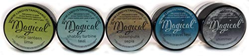 Lindy's Stamp Gang Magical Jar Set, 0.25-Ounce, Industrial Chic, Small, 5 Per Package