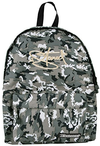 2Stoned Sportrucksack Freizeitrucksack Turnbeutel mit Stickmotiv in 5 Farben für Damen, Herren und Kinder