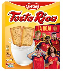 Cuétara Tosta Rica Galletas, 1 caja 570g (3 x 190g), El embalaje puede variar