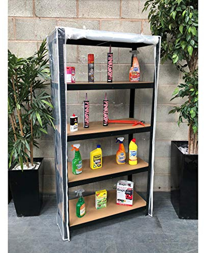 EAZILIFE Heavy Duty Boltless Shelving Protective Covers 1800mm T x 900mm W x 450mm / 400mm D - Dust Protection Twin Zip Access COVER ONLY