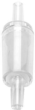 Valvola di ritegno per acquario - 10Pcs Valvola di Controllo del Flusso d'Aria dell'acquario One Way Valvola di ritegno Non Ritorno Valvola di ritegno per Pompa di Ossigeno (Bianca)