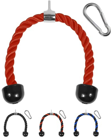 Yes4All DYR0 Corde triceps, 68.6 cm - Rouge, Noir