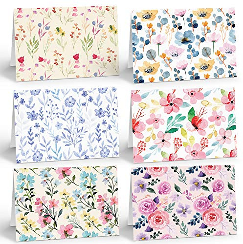 Ruby Ashley Tomma Kort Och Kuvert - Förpackning Med 30 Anteckningar Set - Multipack Blommor Gratulationskort Box Set För Vuxna Och Barn Tillverkade I Storbritannien