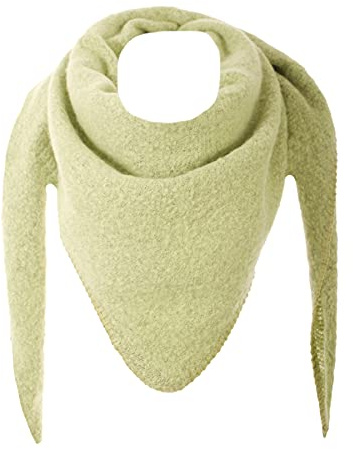FASHION YOU WANT XXL Schal flauschig schal-tuch damen dicker dreieckstuch groß Wolle UNI Farben kuschelig (mintgrün)