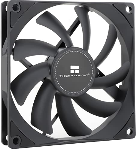 Thermalright CPU Computer Case fan 90mm Quiet 4-Pin PWM PC Fan 2700RPM Speed, Slimline Cooling