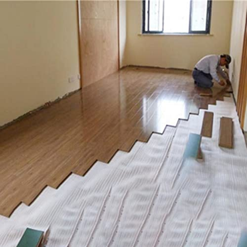 HARICSET Trittschalldämmung Dämmunterlage 2 mm Dick für Vinyl Stark Natürliche Dämmunterlage Rollenkork für Parkett und Laminat(Size:1 * 40m)
