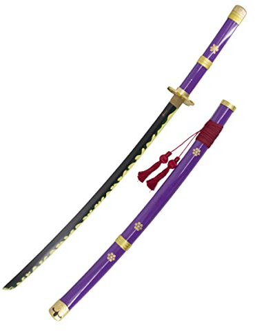 AMONT | Espada Decorativa de Bambú Estilo Enma Color Lila 104 cm | Réplica de Exhibición sin Filo | EYM