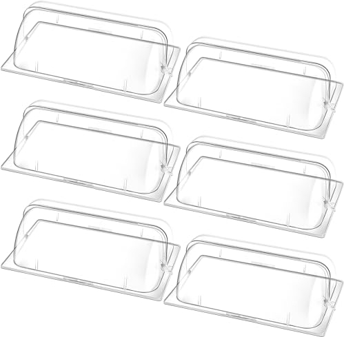 Ziliny Transparente Chafing Dish Abdeckungen, volle Größe, Roll-Top, Bäckerei, Pfanne, Display, transparenter Kunststoff, Chafing, Dessert, Kuchen, Lebensmittel-Display-Abdeckung für Kuchen, Cupcakes
