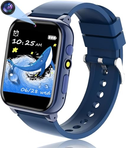 clleylise Kids Smart Watch for Kids, Boys, Girls, with 26 Games, HD Camera, Music, Video, Storybook, Pedometer, Alarm, Watch for Aged 4-16