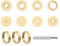 inBovoga 12 Pcs Precision Brass Router Template Bushing Guides Sets and 1/4 Shank Woodworking Router with Carrying Case, Fits Porter Cable Style Router Sub Bases