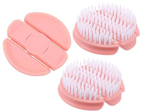 Zerodeko Lot de 3 Brosses à Légumes en Plastique, Brosse Cuisine pour Fruits et Aliments, Nettoyage la Cuisine