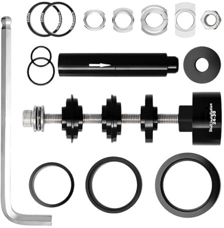 Rad-Headset-Entfernungswerkzeug, Aluminiumlegierung, Lagerpresswerkzeug für Radfahren, Tretlager-Installationswerkzeug-Set für BB86, BB30, BB91, BB92, PF30