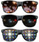 Weenwill Diffractions Party Brille,3 Stück 3D-Prisma,Herz-Stern-Feuerwerk-Effekt,Rave-Brille,Kaleidoskop-Brille,Party-Brille für Damen und Herren,für Partys,Clubs und Konzerte