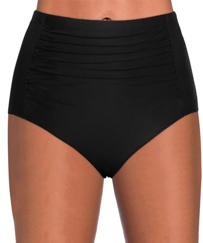 Bas de Maillot Taille Haute Femme Bas de Bikini Grande Taille Culotte Maillot de Bain Femme Maillot De Bain Femme Grande Taille