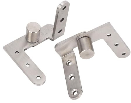 Chidées de Porte de Service Lourdes Sorandy, Charnières de Porte Pivotant en Acier Inoxydable, Charnière en Insert Droit Gauche pour les Armoires, Swing, Portes Bistrot