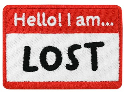 Finally Home Klett Patch - Hello! I am ... Lost | Lustige Klett Patches, Aufnäher, Bundeswehr Klettpatches, Meme Badge, Spruch Klettpatch