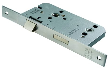 Kooples Hardware Easi-T Bathroom DIN Lock – High-Security Mortice Lock for Bathroom Doors (Square)