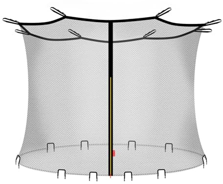 Baunsal® Trampolin Sicherheitsnetz Ø 300 305 396 400 (HO-OSOH) Ersatzteile Netz Schutznetz Kindertrampolin Ersatznetz Gartentrampolin Outdoor