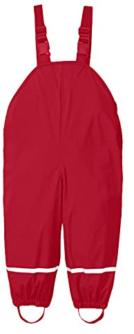 Generisch Matschhose Mädchen Gefüttert - Regenhose Kinder Thermo Jungen Matchhosen mit Füßen Matschanzug Rain Pants Kids wasserdichte Trousers Regen Hosen Baby Regenlatzhose Regenanzug