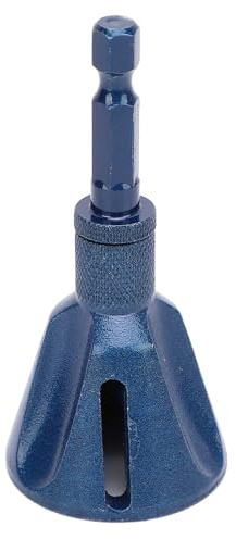 Fafeicy Punta Trapano per Sbavatura, Smussatore in Acciaio Al Tungsteno con 3 Fessure di Taglio per Acciaio Inossidabile, Ferro, Rame, Riparazione di Viti e Dadi Danneggiati, Codolo Esagonale 1/4