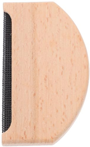 ELAYARD Removedor de Pelusas para Suéteres y Abrigos Quitapelusas Manual Cepillo de Madera Negro Peine para Lana y Prendas de Punto Herramienta Portátil para Limpieza de Ropa