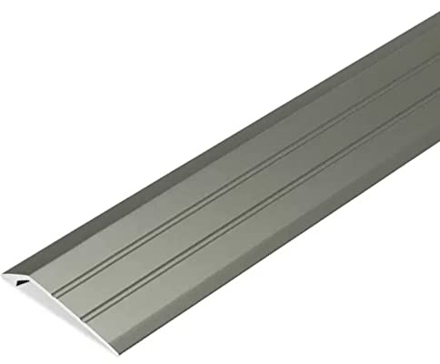 SdaryWare Listón de transición de Madera a baldosa, Ancho de 30 mm, Antideslizante, Reductor de umbral/Barra de Borde para Puertas con desniveles pequeños, Aluminio Resistente,B-W 30mm - L 120cm