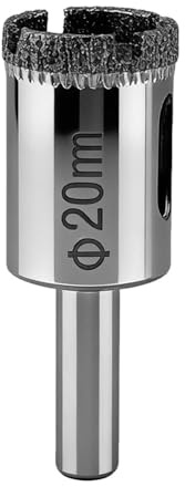 Broca Diamante Cristal Broca Brocas Porcelánico 20mm para Cerámica Porcelánico Mármol Porcelana Jade Amoladora Angular