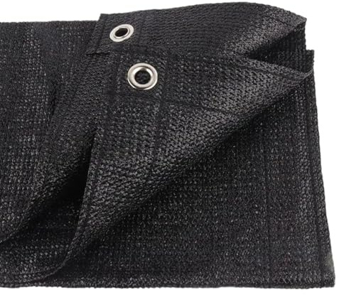 XPJYUA Balkon Sichtschutz Höhe 0,8 m-1,2 m 3ft Balkon Terrasse Zaun Sicherheit Privatsphäre Net Garten Abdeckung Gehäuse Netze(Black,0.8mx3.6m)